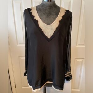 Viviana Uchitel Silk Blouse size 2